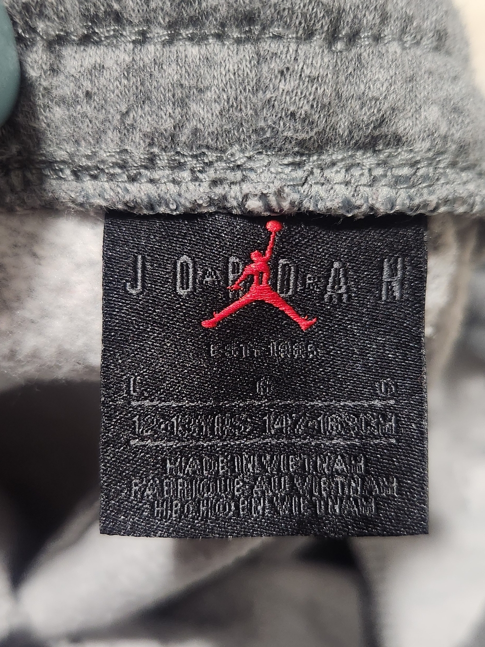 Jordan Gray Kids' Logo Joggers Large Kids 12-13 Years - Picture 4 of 5